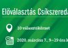 Előválasztás Csíkszeredában – 2020. március 7.
