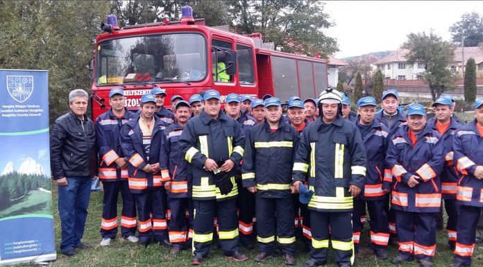 Várják az önkéntes tűzoltók alakulatainak pályázatait Hargita Megye Tanácsánál