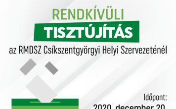 Rendkívüli tisztújítás Csíkszentgyörgy községben